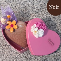 Grand Coeur Brossé Grand Mère Noir