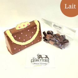 Sac à mains Garni Lait