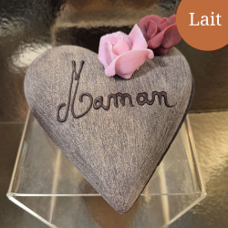 Coeur Grand brossé fête...